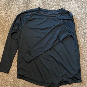 Triangle Cut Out Nursing & Maternity Long Sleeve Shirt